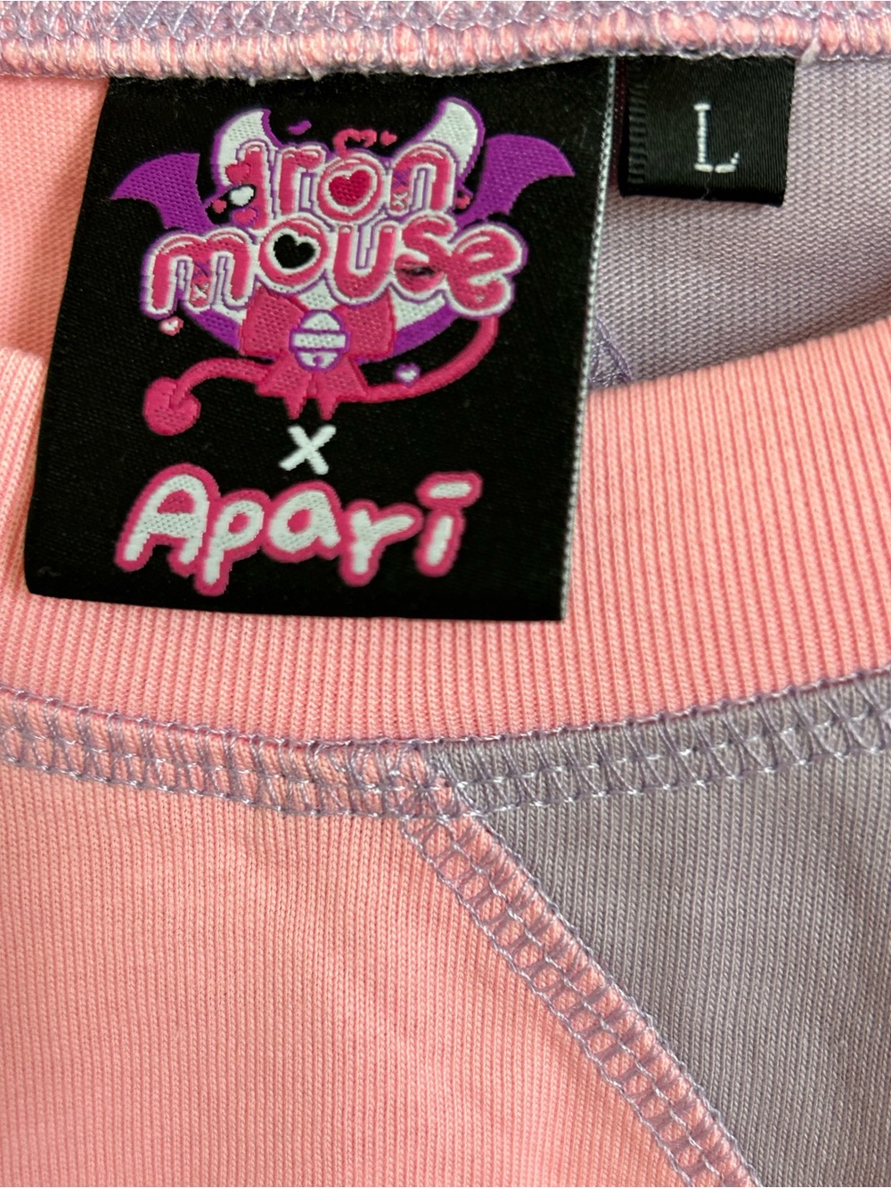 Apari X Iron Mouse Collab T-Shirt (size Large) - Picture 4 of 8